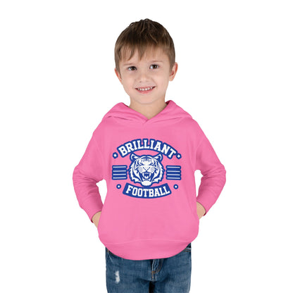 Toddler Hoodie Sweatshirt \ Brilliant Tigers Football \ BTF2
