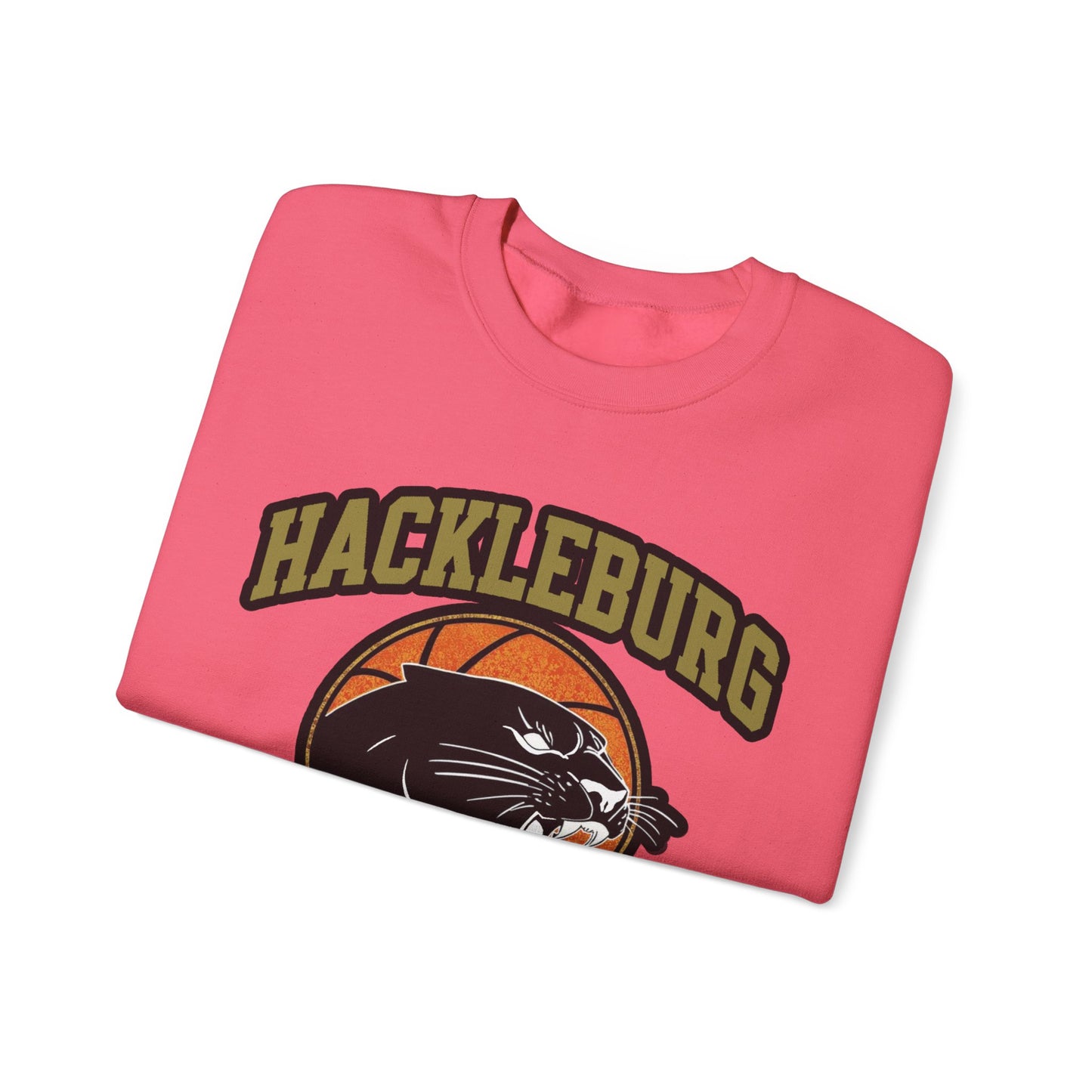 Adult Crewneck Sweatshirt \ Hackleburg Panther Basketball \ HPBK1