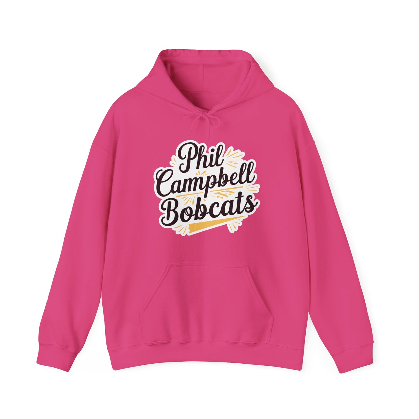 Adult Hoodie Sweatshirt \ Phil Campbell Bobcats \ PCBG2