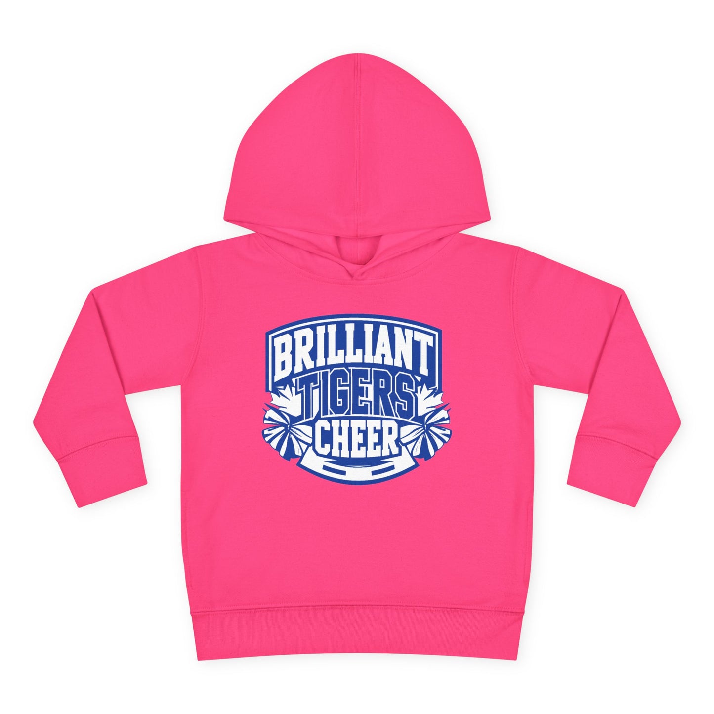Toddler Hoodie Sweatshirt \ Brilliant Tigers Cheer \ BTC1