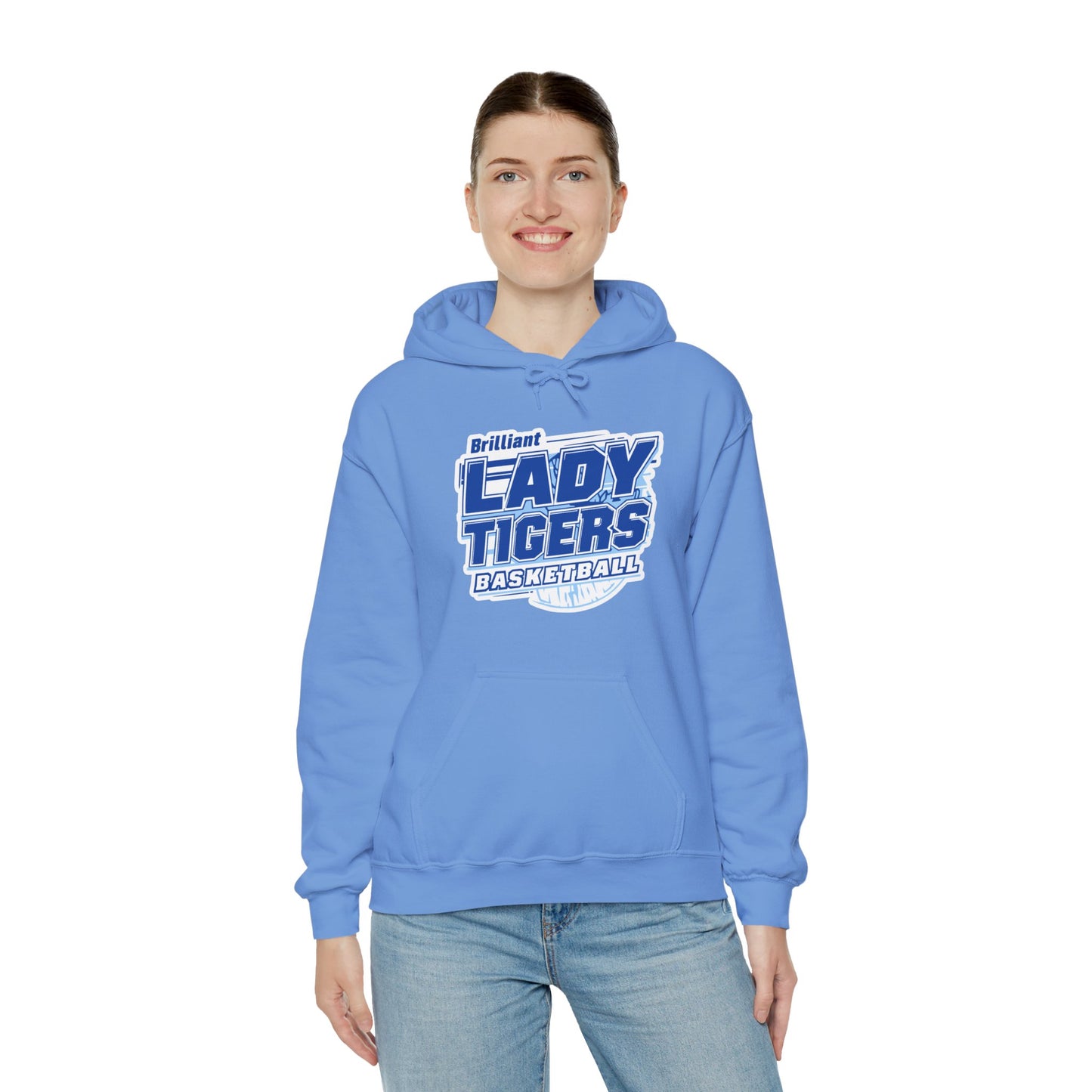Adult Hoodie Sweatshirt \ Brilliant Tigers Basketball \ BTBKG2