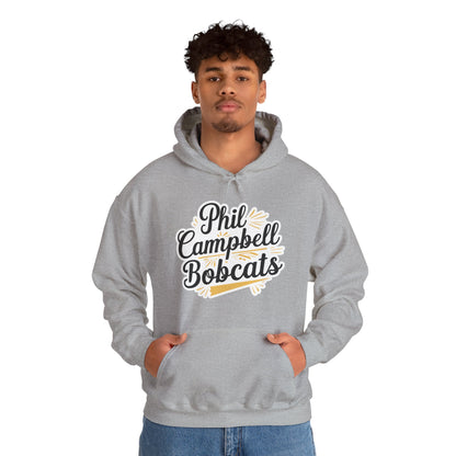 Adult Hoodie Sweatshirt \ Phil Campbell Bobcats \ PCBG2