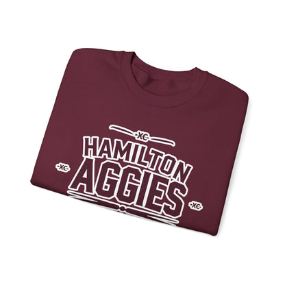 Adult Crewneck Sweatshirt \ Hamilton Aggies Cross-Country \ HCC1