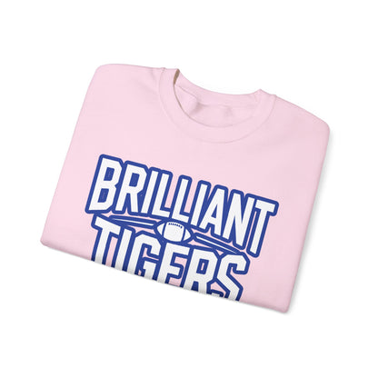 Adult Crewneck Sweatshirt \ Brilliant Tigers Football \ BTF1