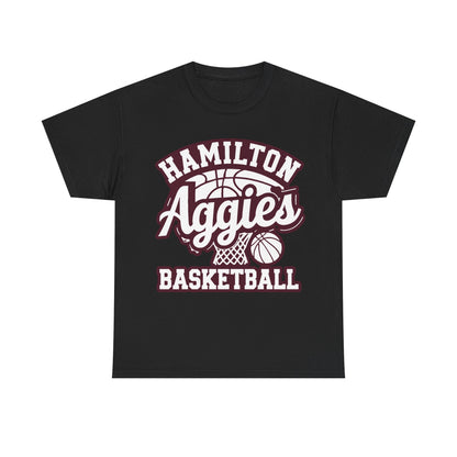Adult Tee \ Hamilton Aggies Basketball \ HABBG1