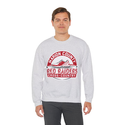 Adult Crewneck Sweatshirt \ Marion County Red Raiders Cross-Country \ MCCC1