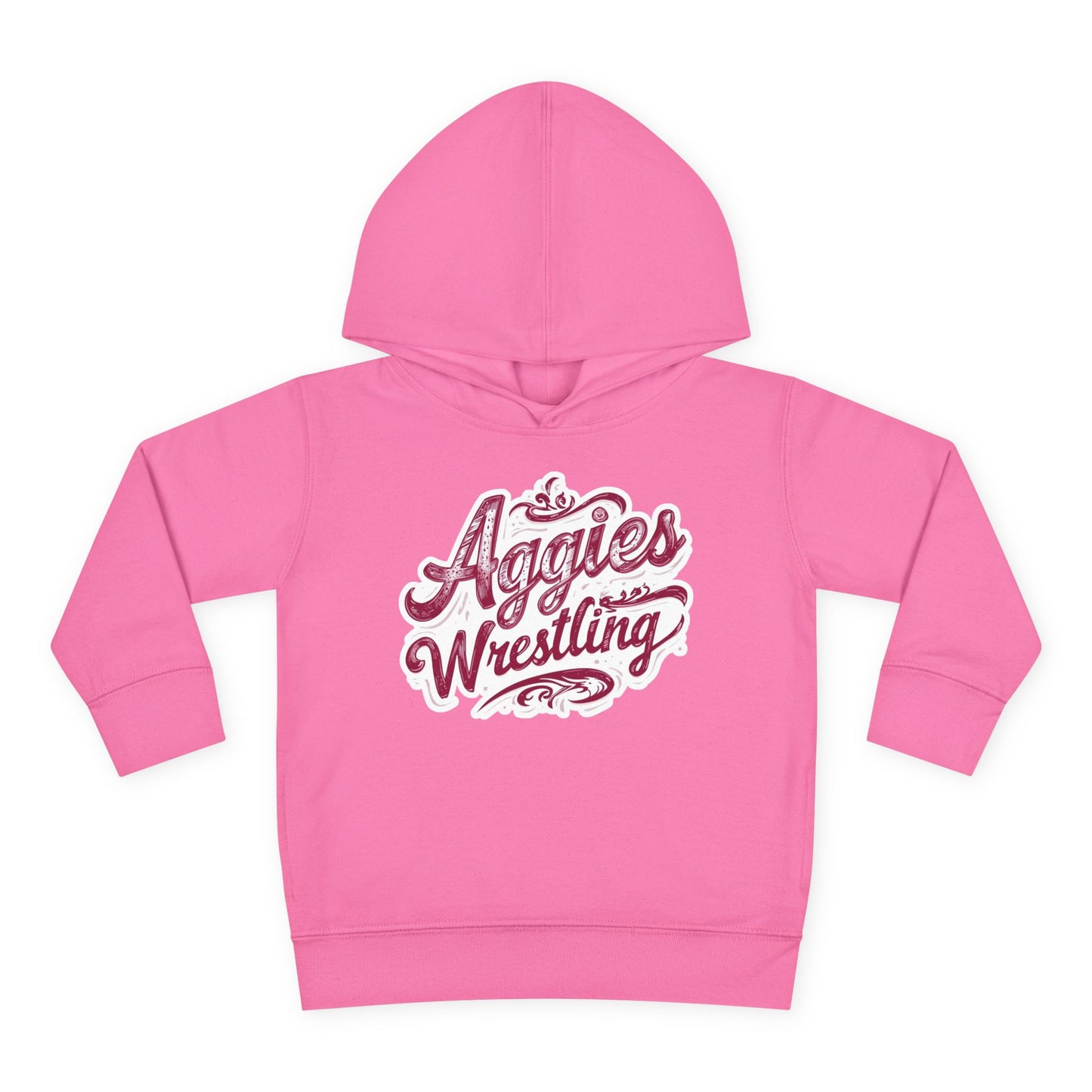 Toddler Hoodie Sweatshirt \ Hamilton Aggies Wrestling \ HAWG2