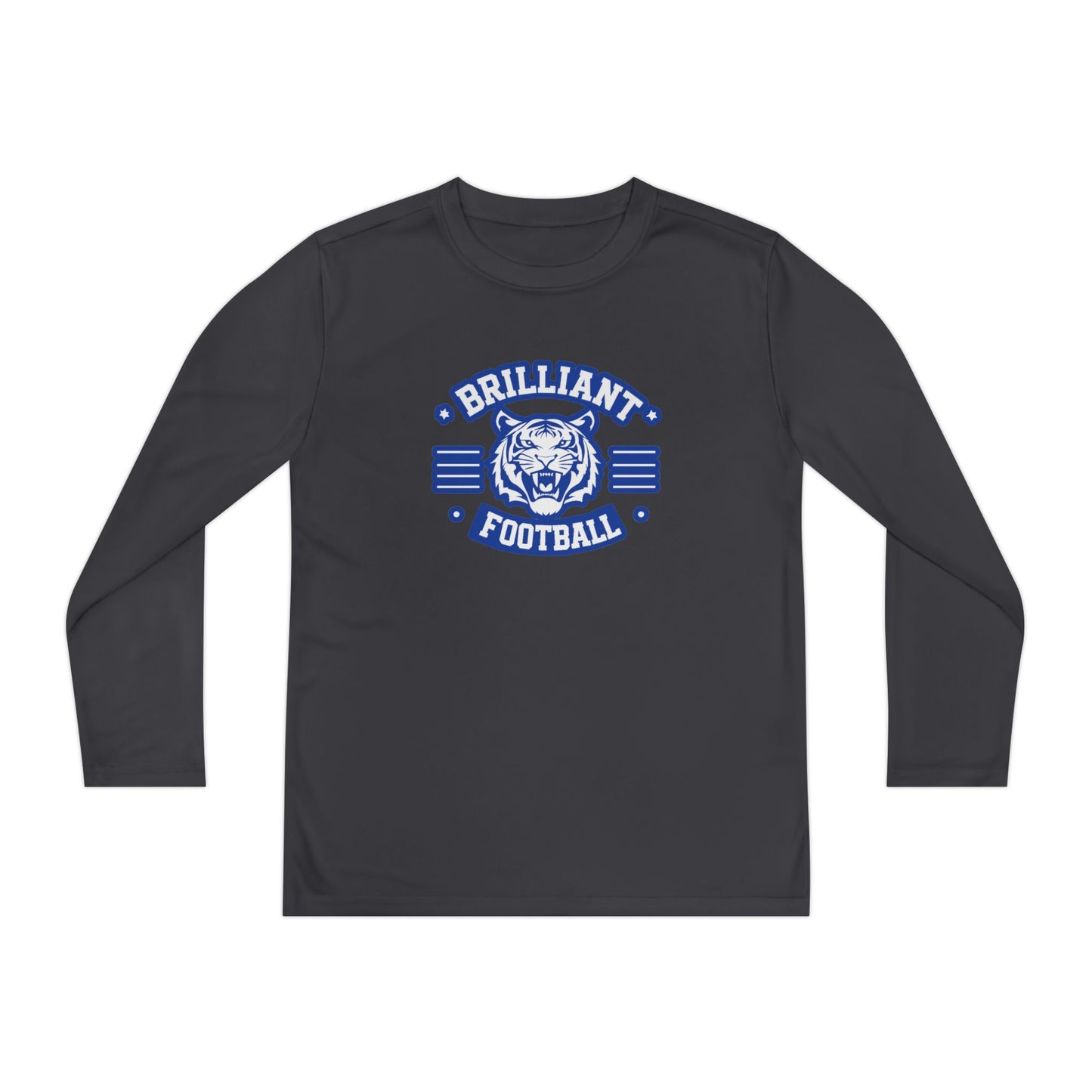 Youth Long Sleeve Tee \ Brilliant Tigers Football \ BTF2