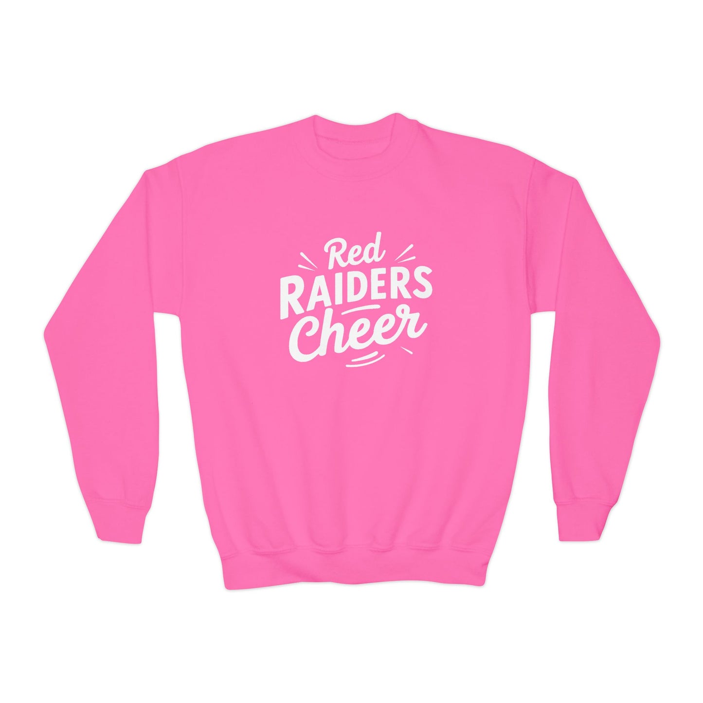 Youth Crewneck Sweatshirt \ Marion County Red Raiders Cheer \ MCC1