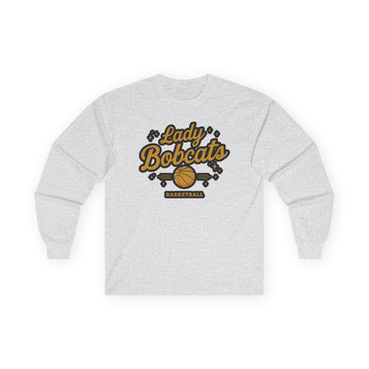 Adult Long Sleeve Tee \ Phil Campbell Bobcats Basketball \ PCBBKG2