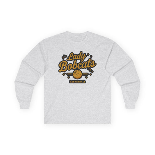 Adult Long Sleeve Tee \ Phil Campbell Bobcats Basketball \ PCBBKG2