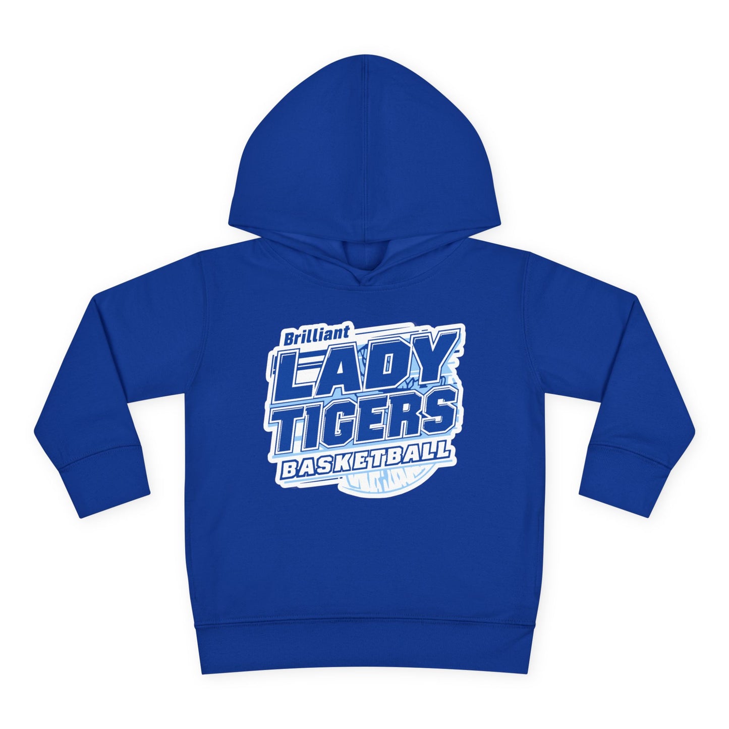 Toddler Hoodie Sweatshirt \ Brilliant Tigers Basketball \ BTBKG2