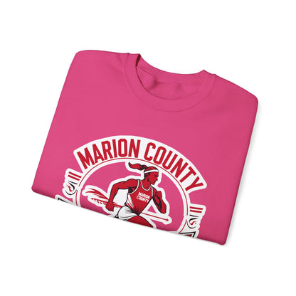 Adult Crewneck Sweatshirt \ Marion County Red Raiders Cross-Country \ MCCC2