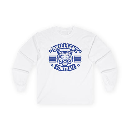 Adult Long Sleeve Tee \ Brilliant Tigers Football \ BTF2