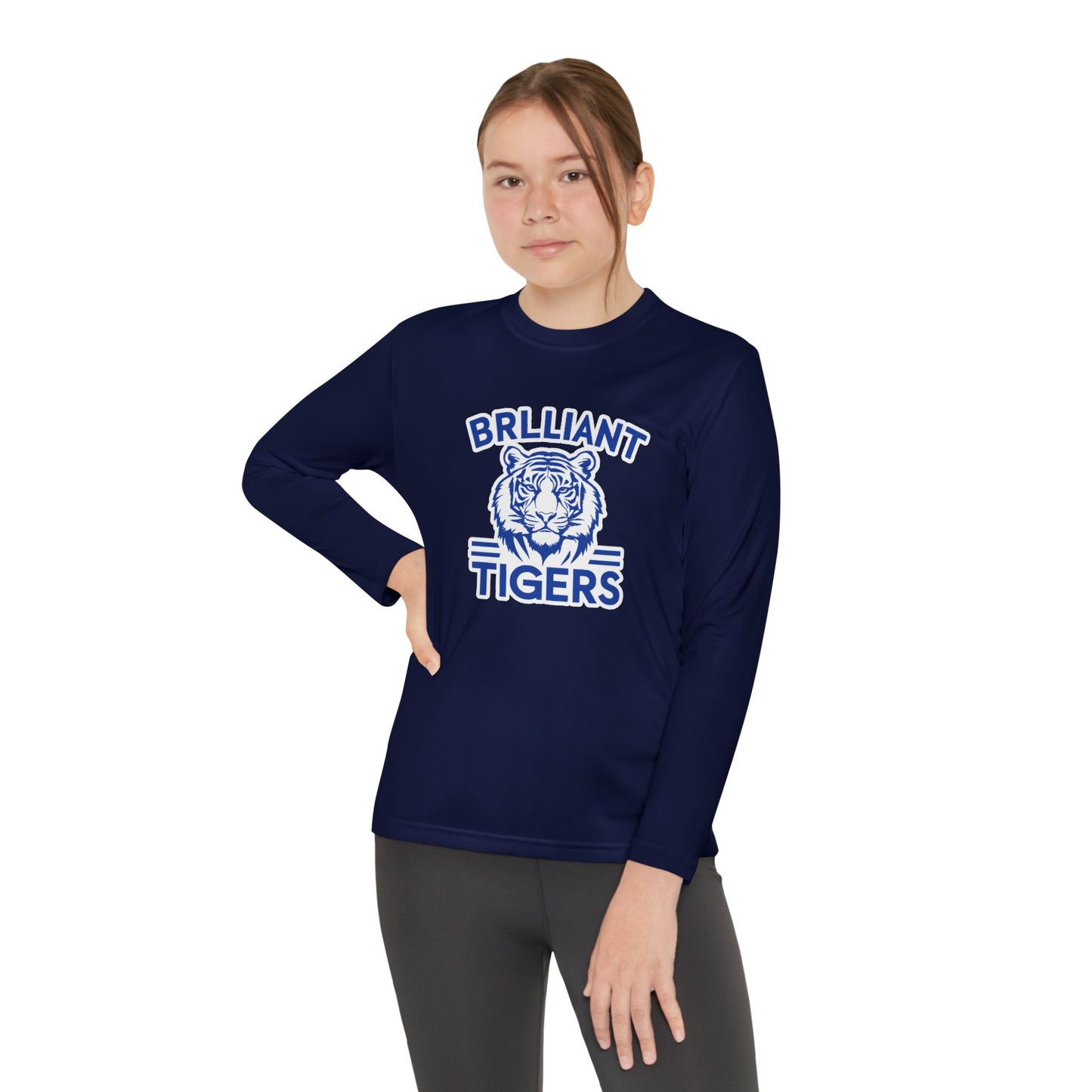 Youth Long Sleeve Tee \ Brilliant Tigers \ BT1