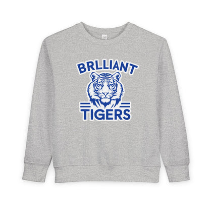 Toddler Crewneck Sweatshirt \ Brilliant Tigers \ BT1