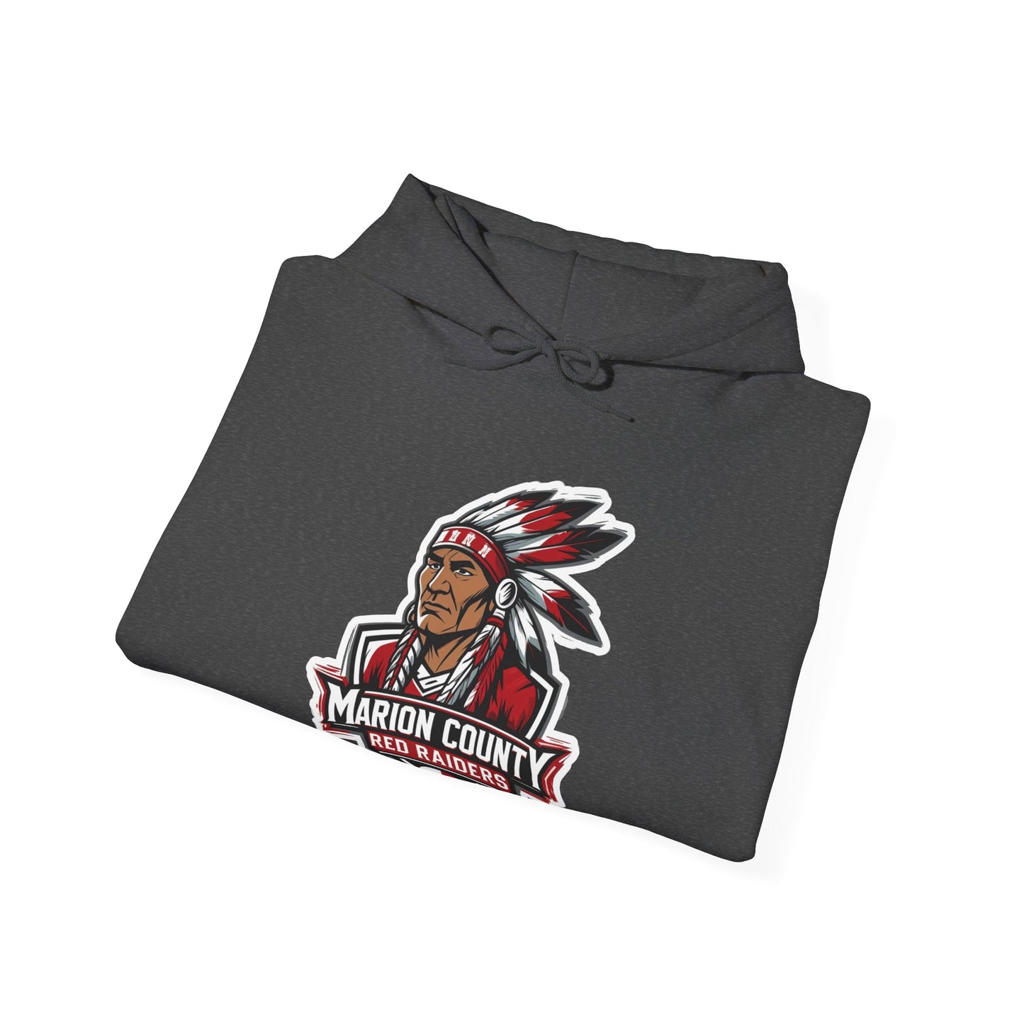 Adult Hooded Sweatshirt \ Marion County Red Raiders \ MC2