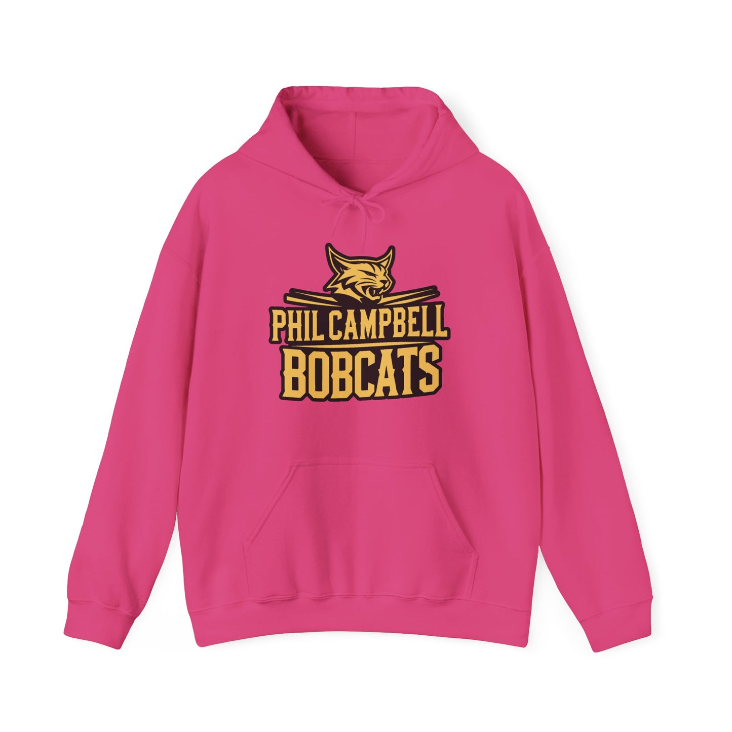 Adult Hoodie Sweatshirt \ Phil Campbell Bobcats \ PCB2