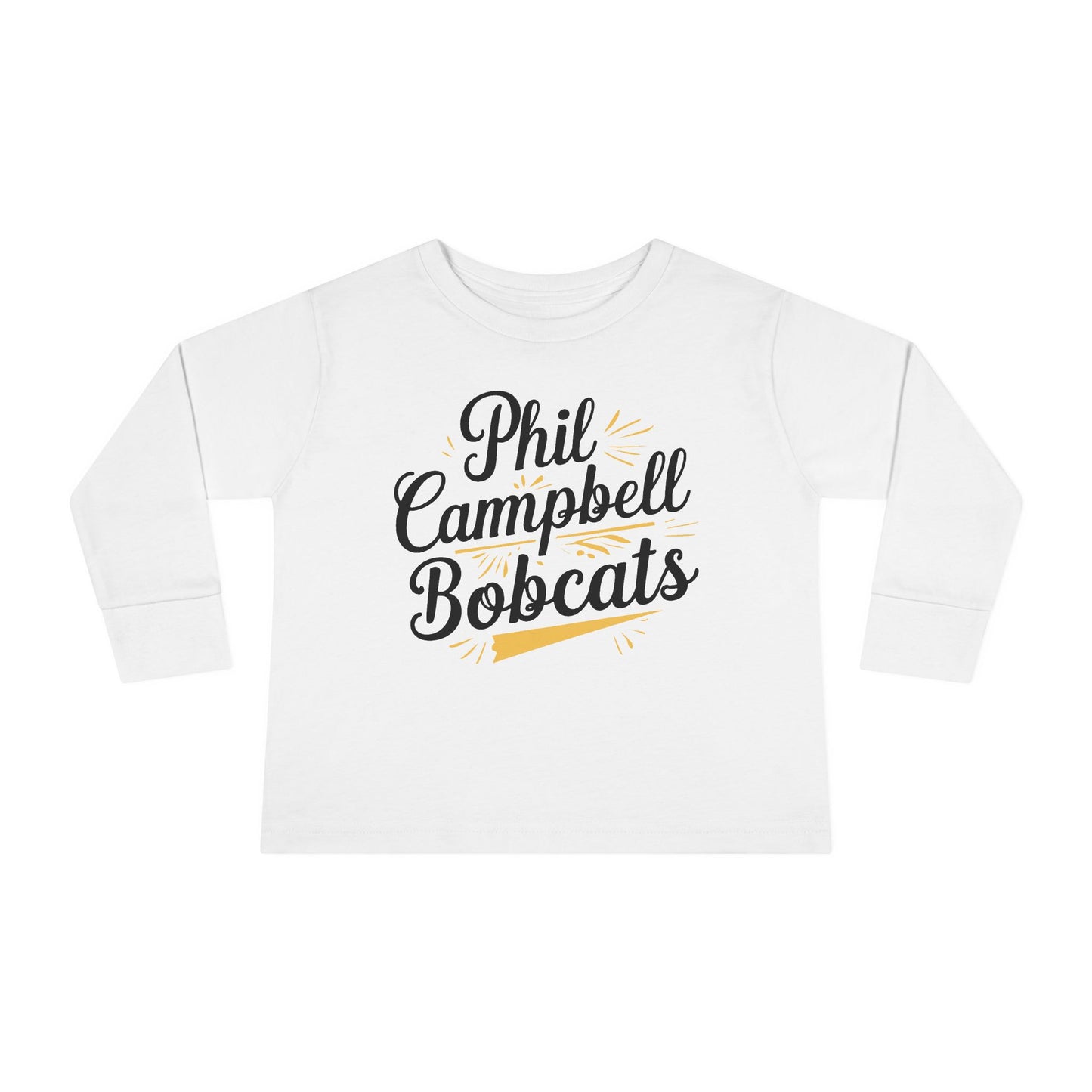 Toddler Long Sleeve Tee \ Phil Campbell Bobcats \ PCBG2