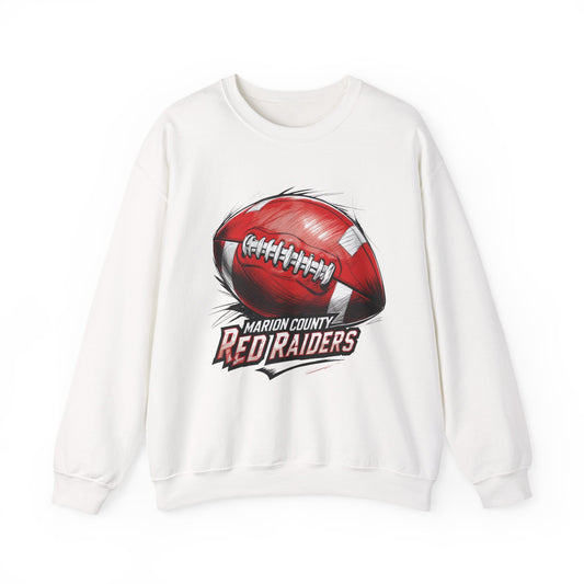 Adult Crewneck Sweatshirt \ Marion County Red Raiders Football \ MCF1