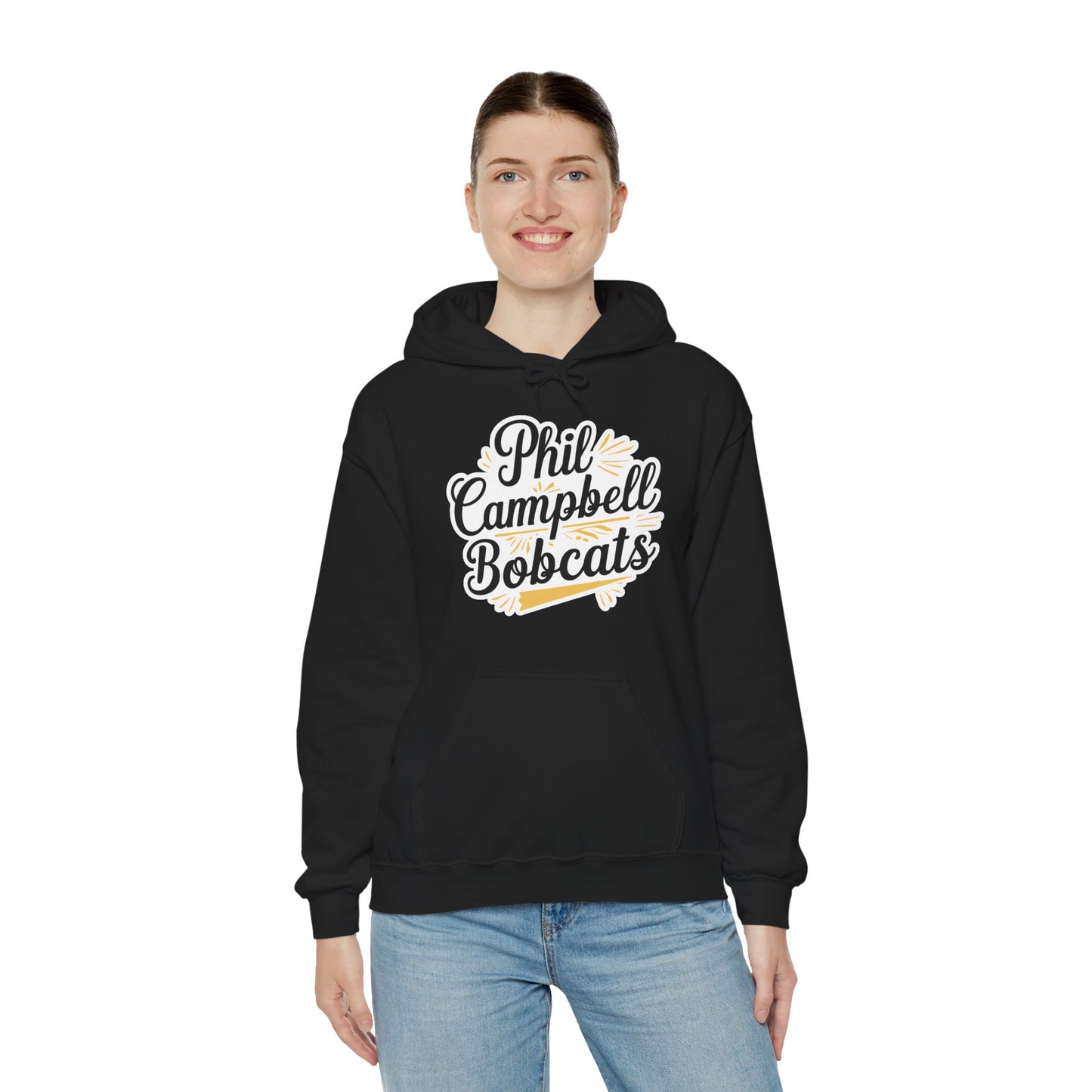 Adult Hoodie Sweatshirt \ Phil Campbell Bobcats \ PCBG2