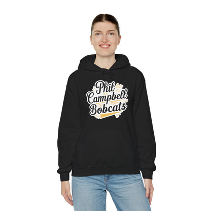 Adult Hoodie Sweatshirt \ Phil Campbell Bobcats \ PCBG2