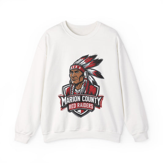 Adult Crewneck Sweatshirt \ Marion County Red Raiders \ MC2