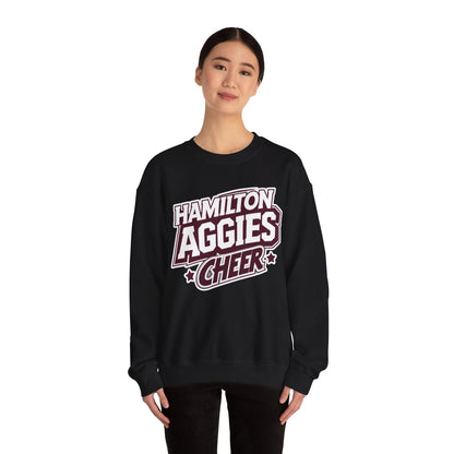 Adult Crewneck Sweatshirt \ Hamilton Aggies Cheer \ HAC1