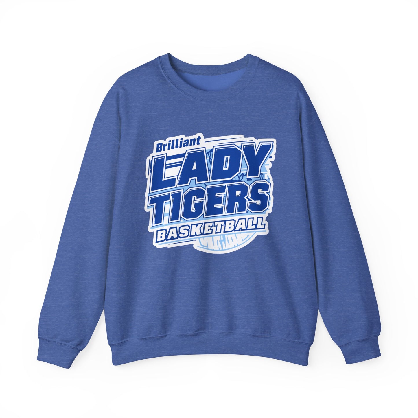 Adult Crewneck Sweatshirt \ Brilliant Tigers Basketball \ BTBKG2