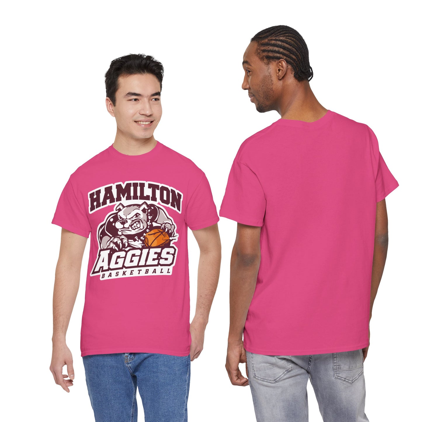 Adult Tee \ Hamilton Aggies Basketball \ HABK1