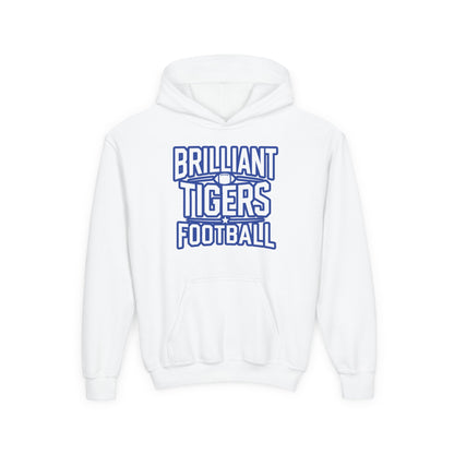 Youth Hoodie Sweatshirt \ Brilliant Tigers Football \ BTF1