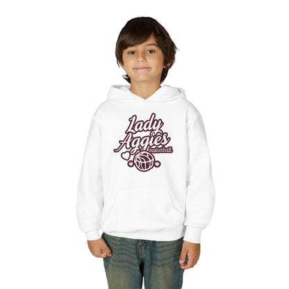 Youth Hoodie Sweatshirt \ Hamilton Aggies Basketball \ HABBG2