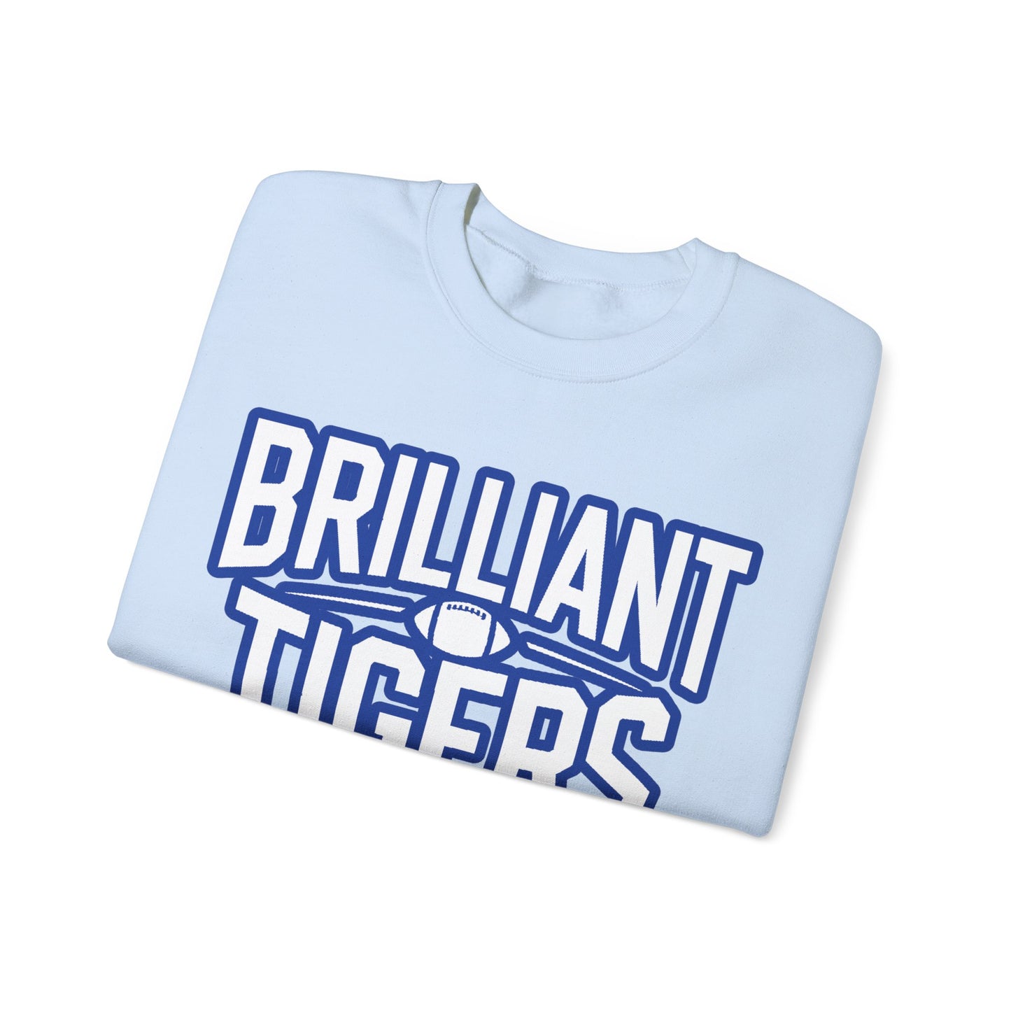 Adult Crewneck Sweatshirt \ Brilliant Tigers Football \ BTF1