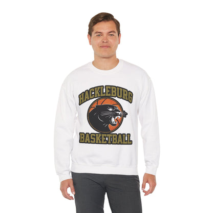 Adult Crewneck Sweatshirt \ Hackleburg Panther Basketball \ HPBK1