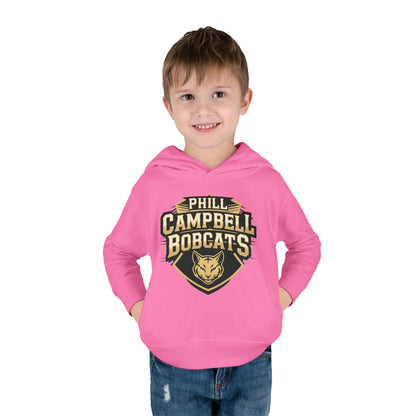 Toddler Hoodie Sweatshirt \ Phill Campbell Bobcats \ PCB1