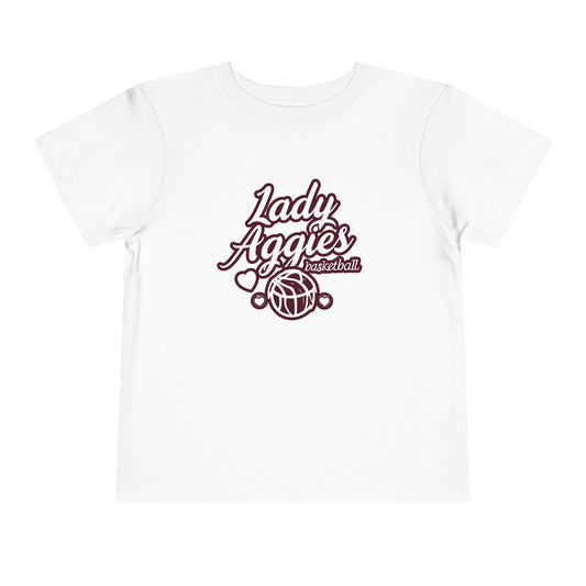 Toddler Tee \ Hamilton Aggies Basketball \ HABBG2