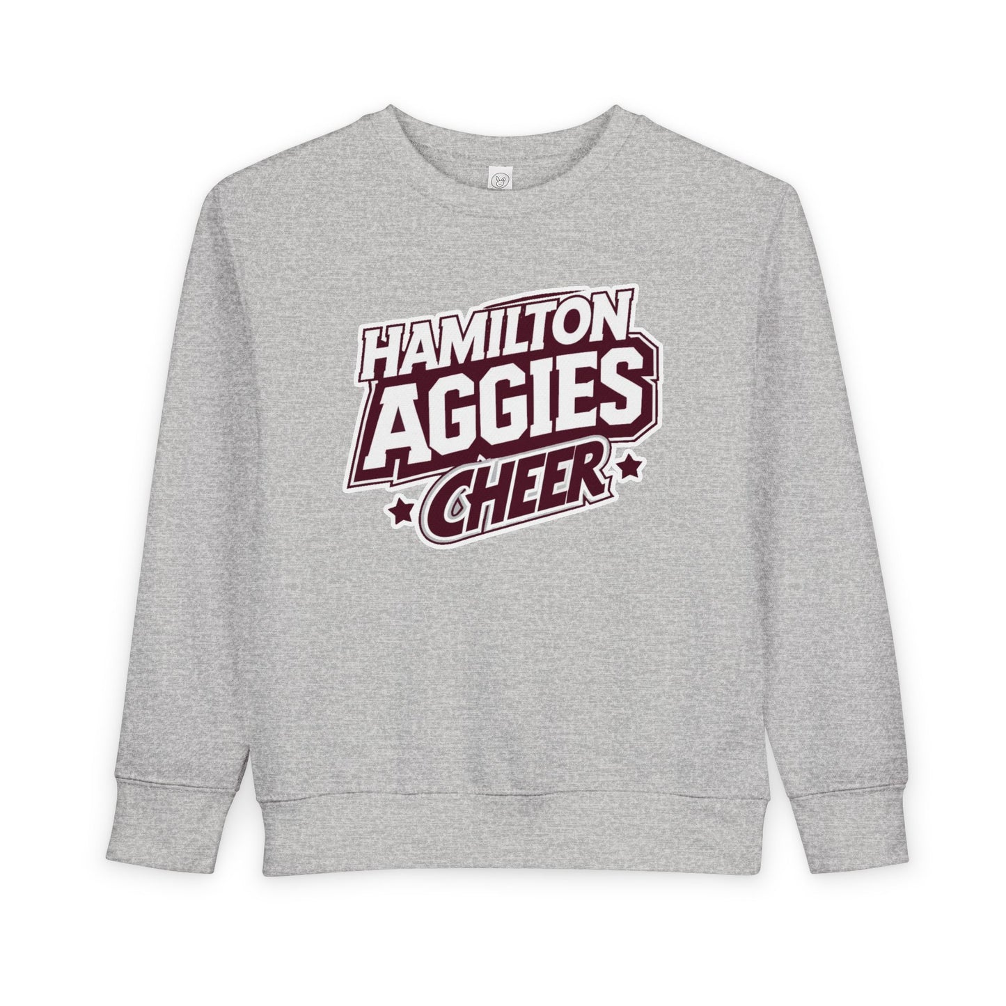 Toddler Crewneck Sweatshirt \ Hamilton Aggies Cheer \ HAC1
