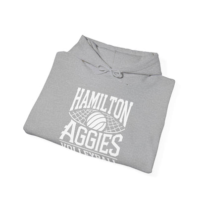 Adult Hoodie Sweatshirt \ Hamilton Aggies Volleyball \ HAV2
