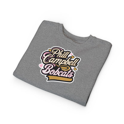 Toddler Crewneck Sweatshirt \ Phill Campbell Bobcats \ PCBG1