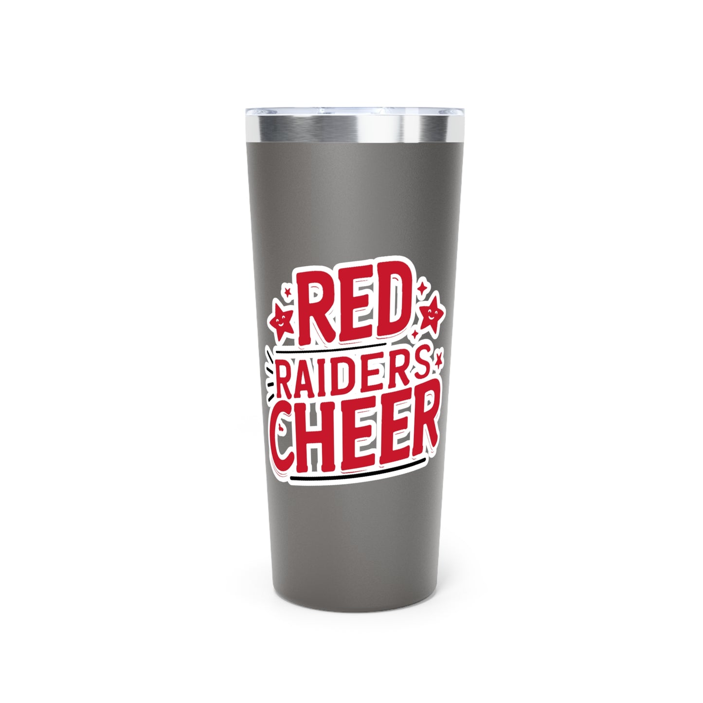 22oz Copper Insulated Tumbler \ Marion County Red Raiders Cheer \ MCC2