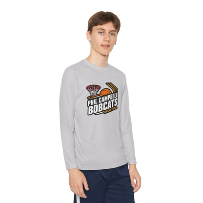 Youth Long Sleeve Tee \ Phil Campbell Bobcats Basketball \ PCBBK1