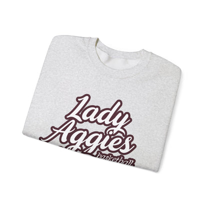 Adult Crewneck Sweatshirt \ Hamilton Aggies Basketball \ HABKG2