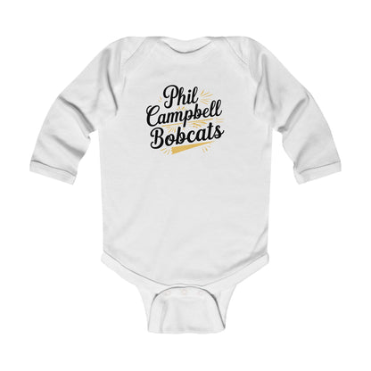 Long Sleeve Baby Bodysuit \ Phil Campbell Bobcats \ PCBG2
