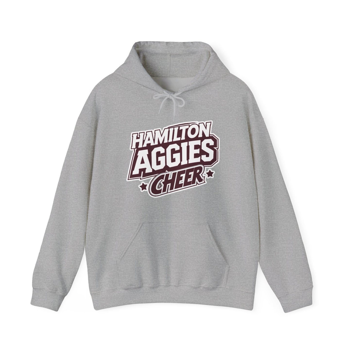 Adult Hoodie Sweatshirt \ Hamilton Aggies Cheer \ HAC1