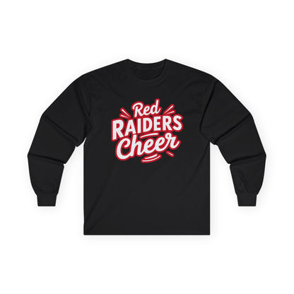 Adult Long Sleeve Tee \ Marion County Red Raiders Cheer \ MCC1