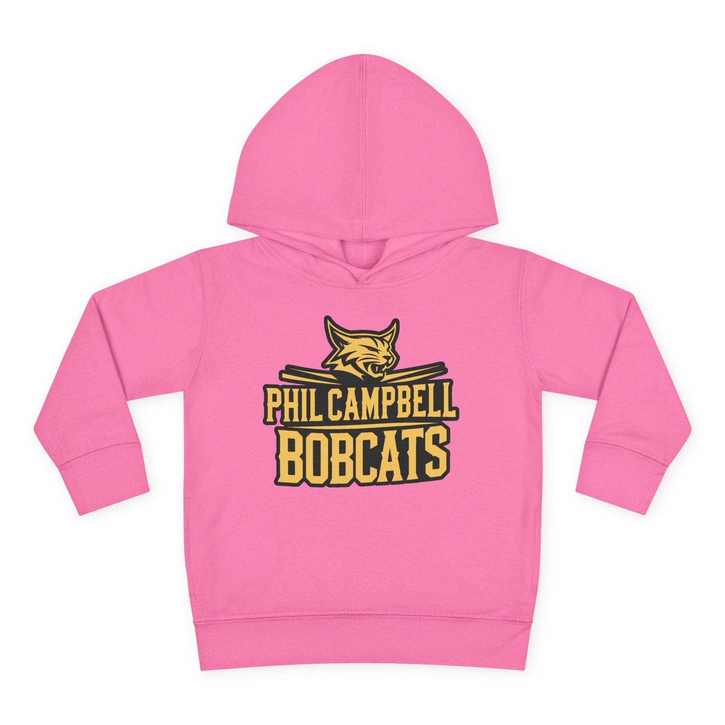 Toddler Hoodie Sweatshirt \ Phil Campbell Bobcats \ PCB2