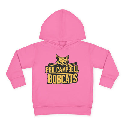 Toddler Hoodie Sweatshirt \ Phil Campbell Bobcats \ PCB2