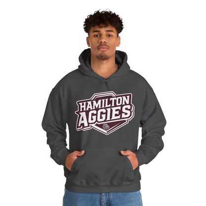 Adult Hoodie Sweatshirt \ Hamilton Aggies \ HA1