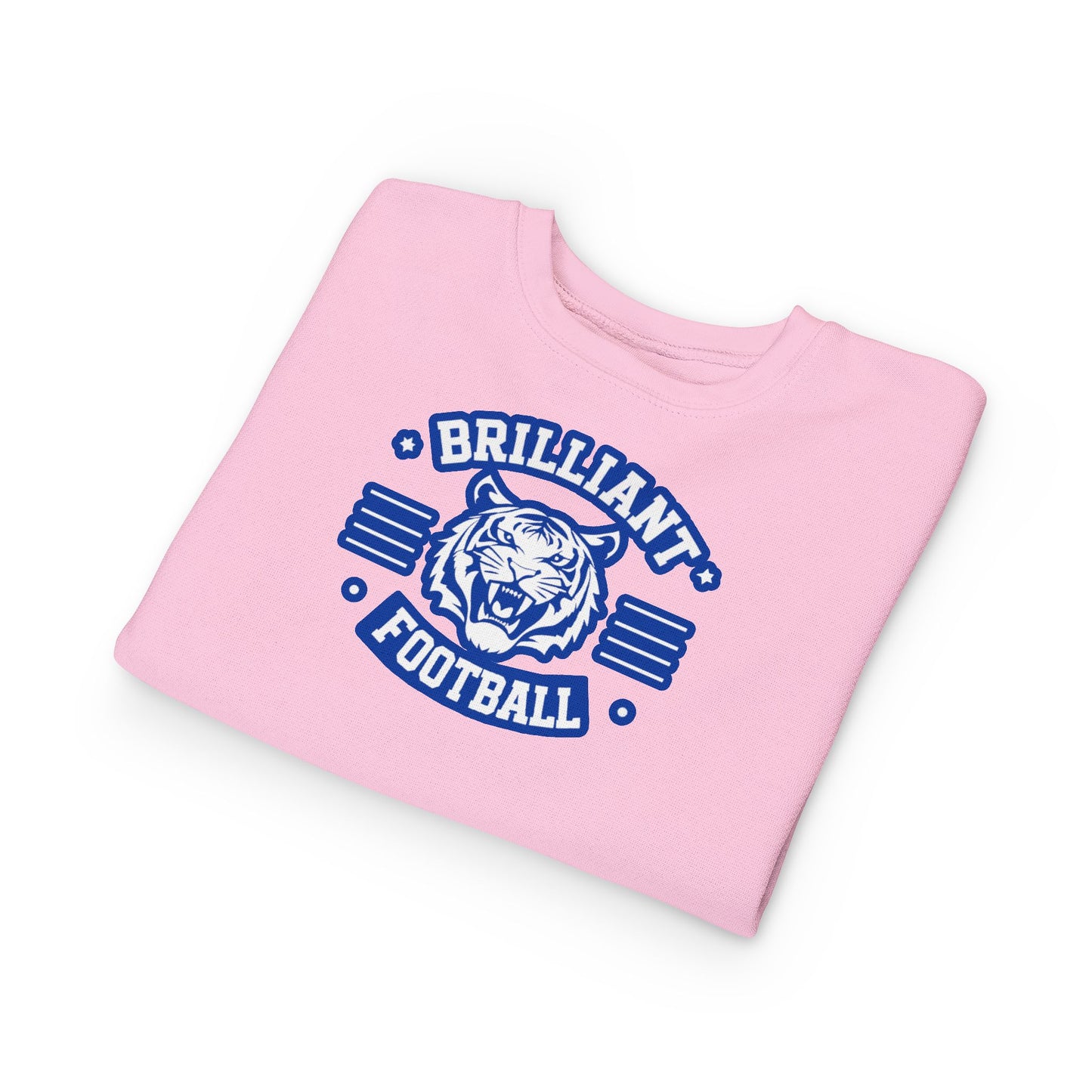 Toddler Crewneck Sweatshirt \ Brilliant Tigers Football \ BTF2
