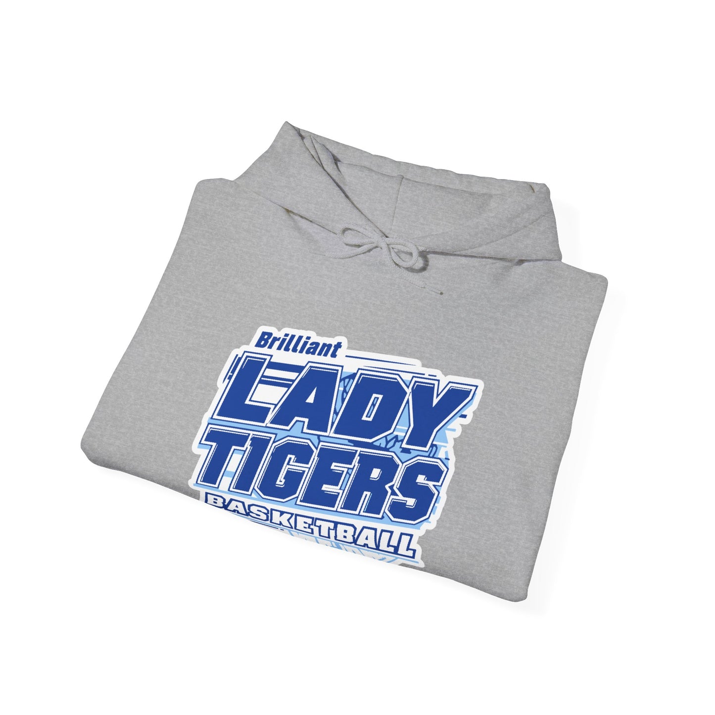 Adult Hoodie Sweatshirt \ Brilliant Tigers Basketball \ BTBKG2